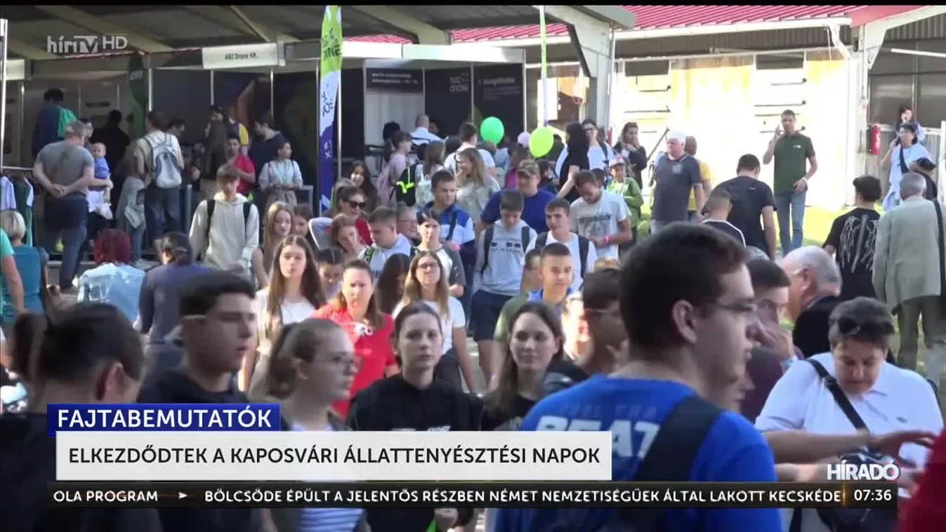 Elkezdődtek a Kaposvári Állattenyésztési Napok