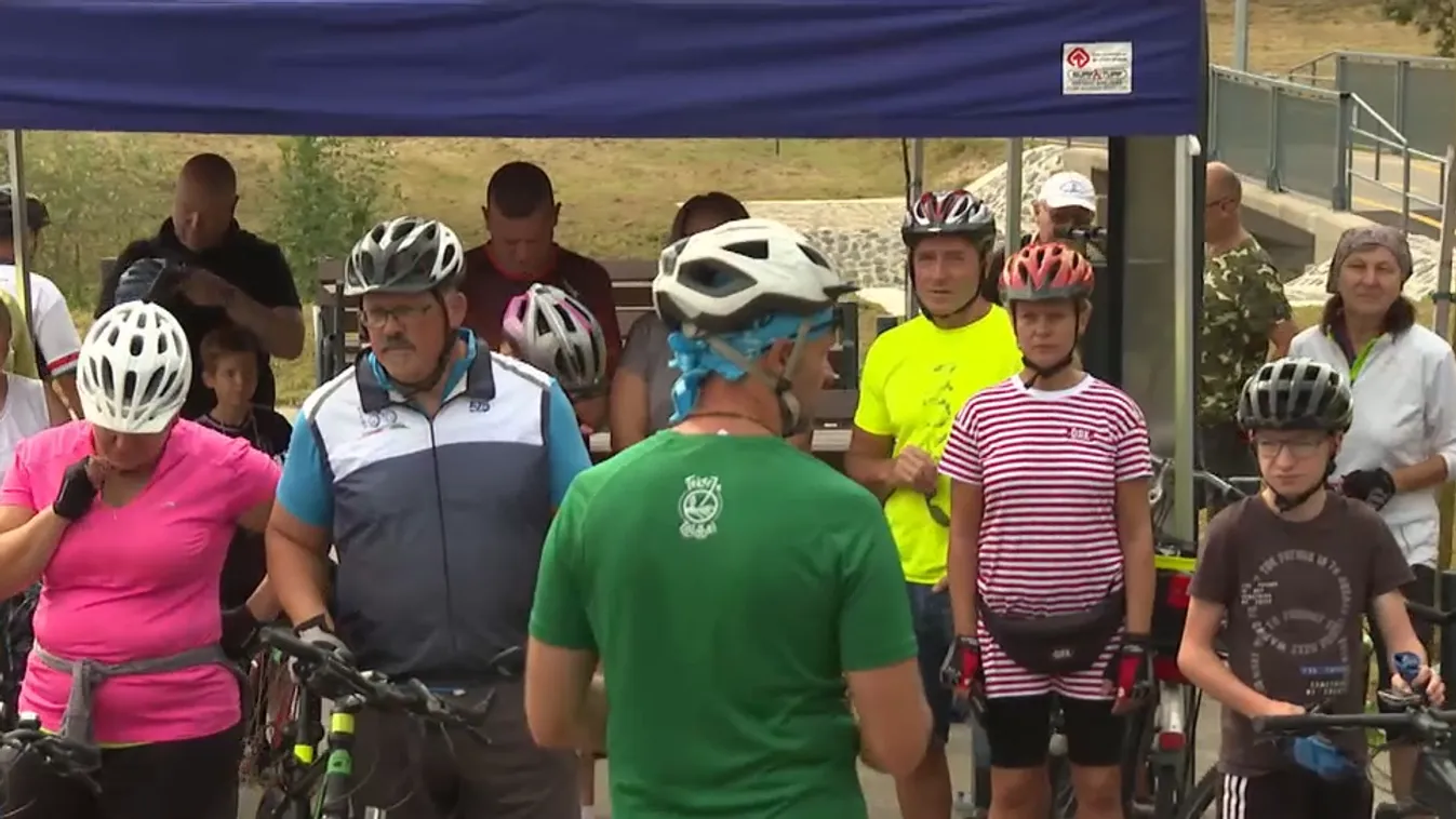 Pikniket és kerékpártúrát szerveztek a zalaegerszegi Malom-tónál