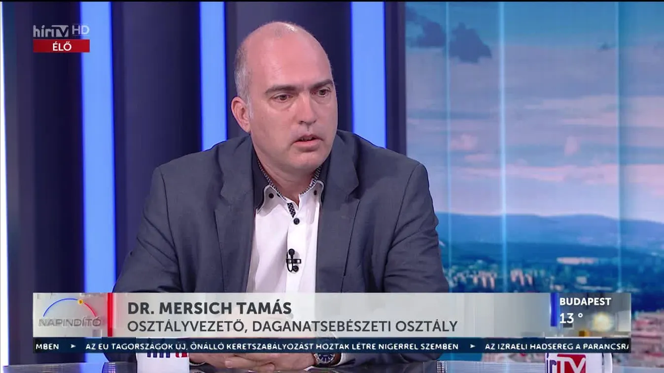 Napindító – Robotsebészet a végbéldaganatok kezelésében (2023-10-24)