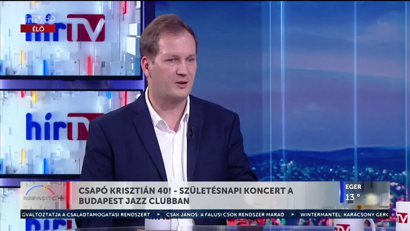 Napindító – Csapó Krisztián 40! – Születésnapi koncert a Budapest Jazz Clubban (2023-10-26)