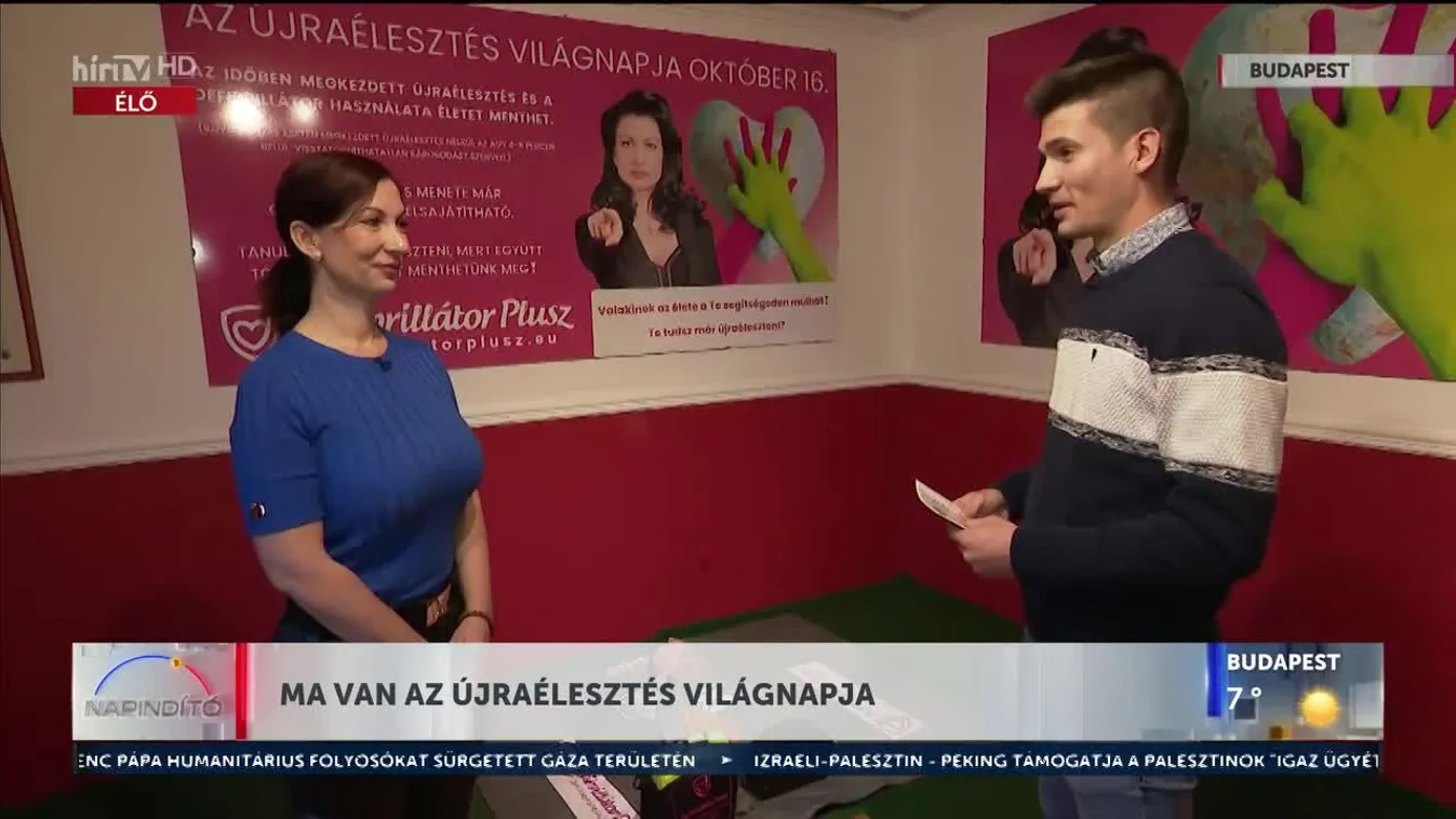 Napindító – Ma van az Újraélesztés Világnapja (2023-10-16)