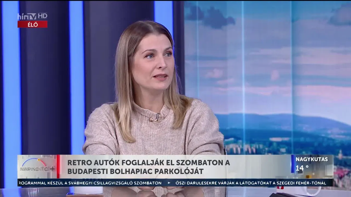 Napindító – Retro autók foglalják el szombaton a budapesti bolhapiac parkolóját (2023-10-26)