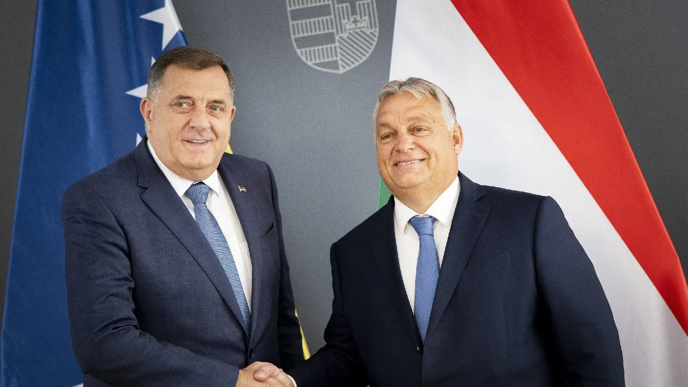 Orbán Viktor a boszniai szerb elnökkel tárgyalt