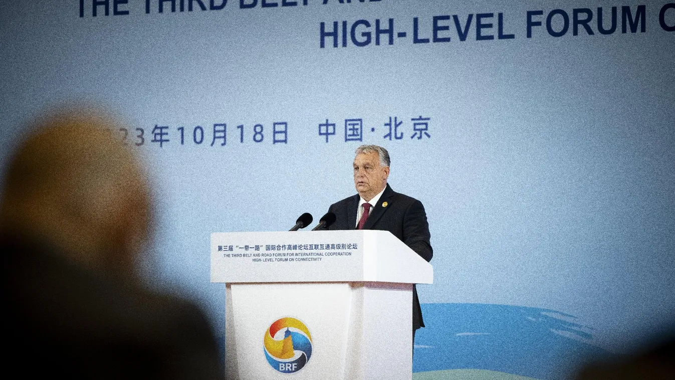 Orbán Viktor beszéde Kínában