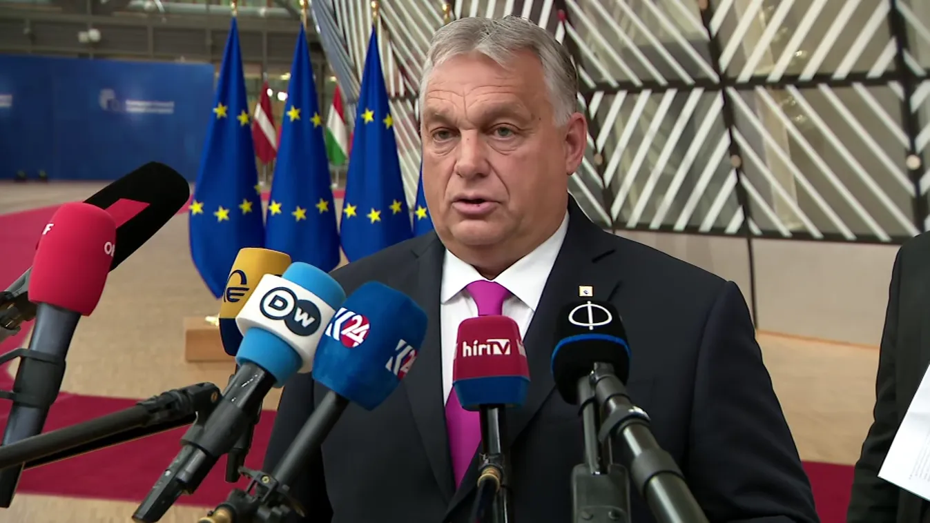 „Az úgy nem fog menni, hogy egyszerűen csak adjunk több pénzt” – így érkezett meg az EU-csúcsra Orbán Viktor + videó