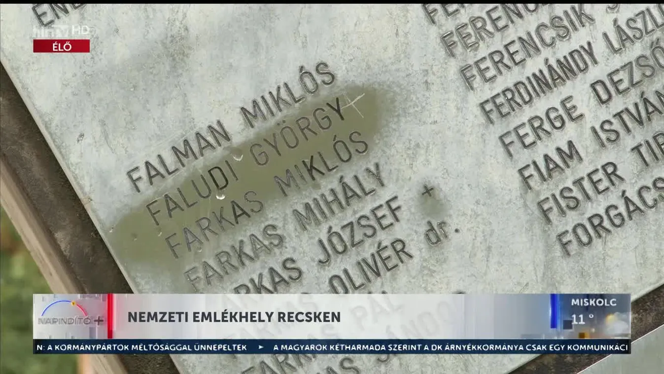 Napindító – Nemzeti emlékhely Recsken (2023-10-24)