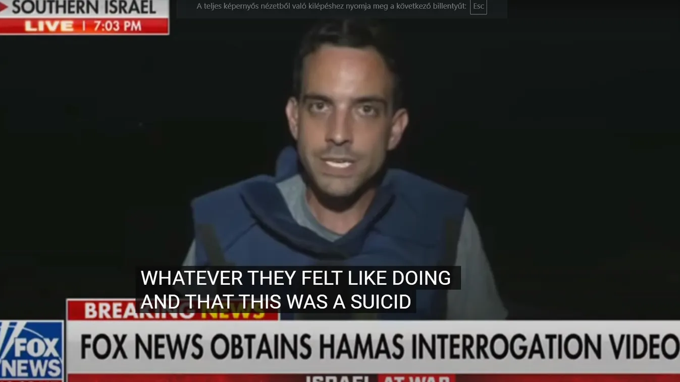 Brutális részleteket árult el egy elfogott Hamász-terrorista