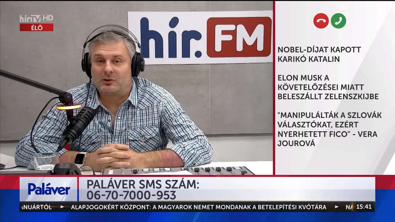 Paláver: Nobel-díjat kapott Karikó Katalin