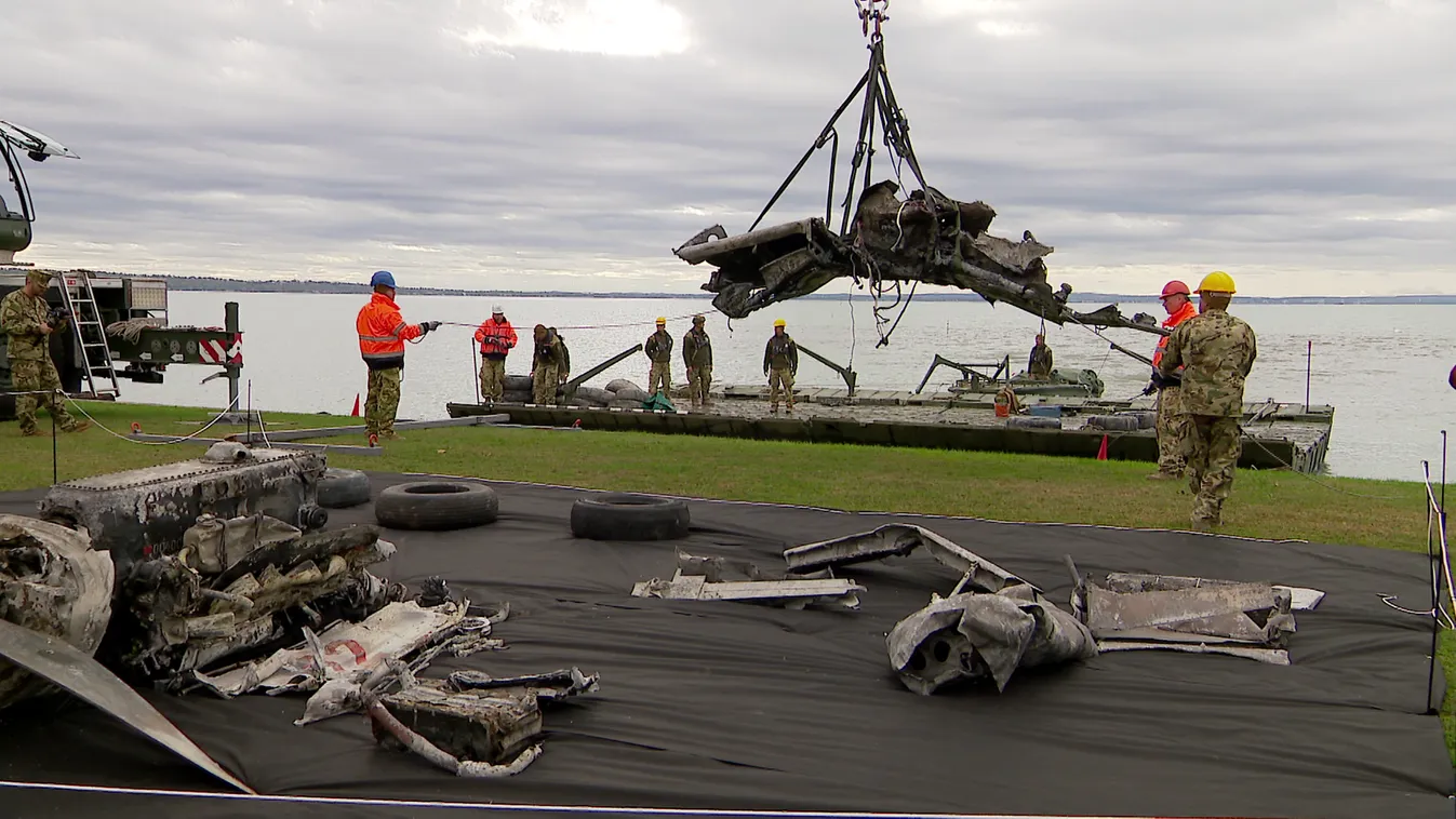 Radar - Vadászrepülőgépet emeltek ki a Balatonból