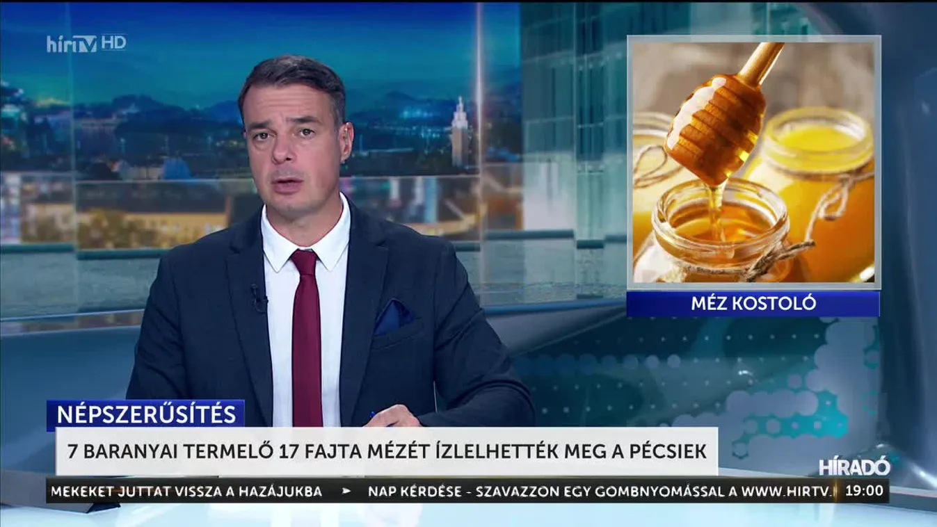 7 baranyai termelő 17 fajta mézét ízlelhették meg a pécsiek