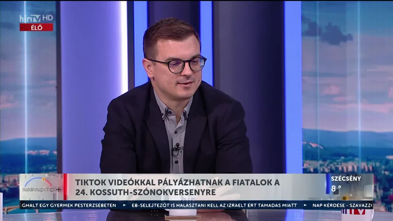Napindító - TikTok videókkal pályázhatnak a fiatalok a 24. Kossuth-szónokversenyre (2023-10-10)