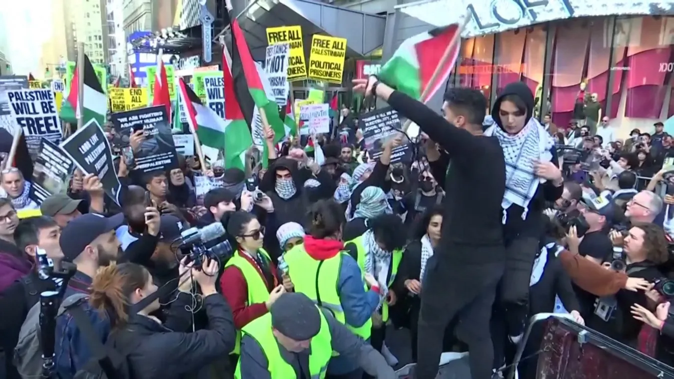 Sok esetben erőszakba torkollnak a palesztinok melletti demonstrációk