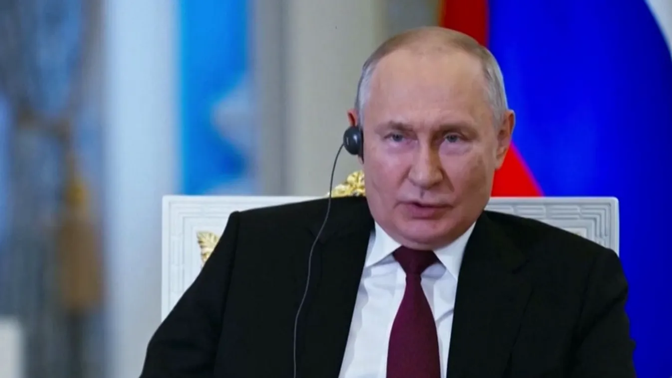 Vlagyimir Putyin a háború békés lezárásáról beszélt
