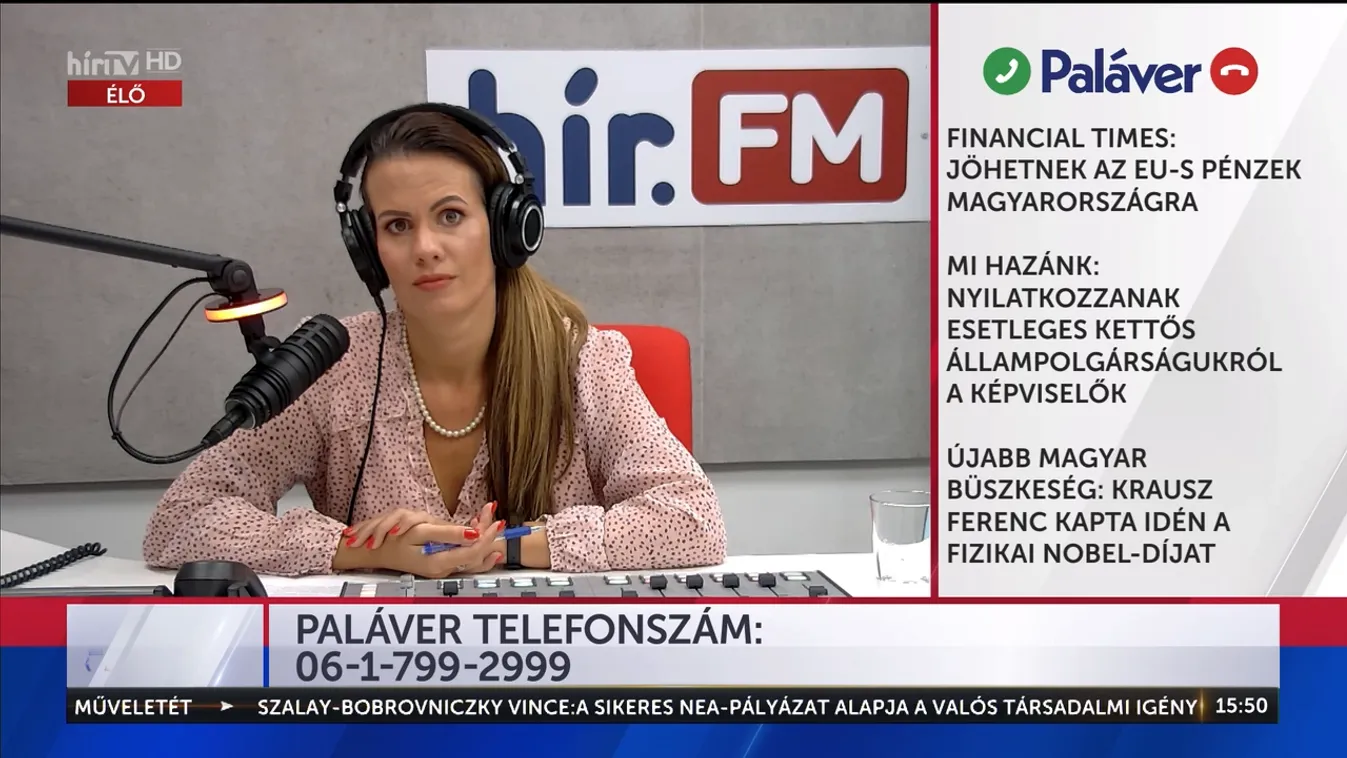 Paláver: Újabb magyar büszkeség: Krausz Ferenc kapta idén a fizikai Nobel-díjat