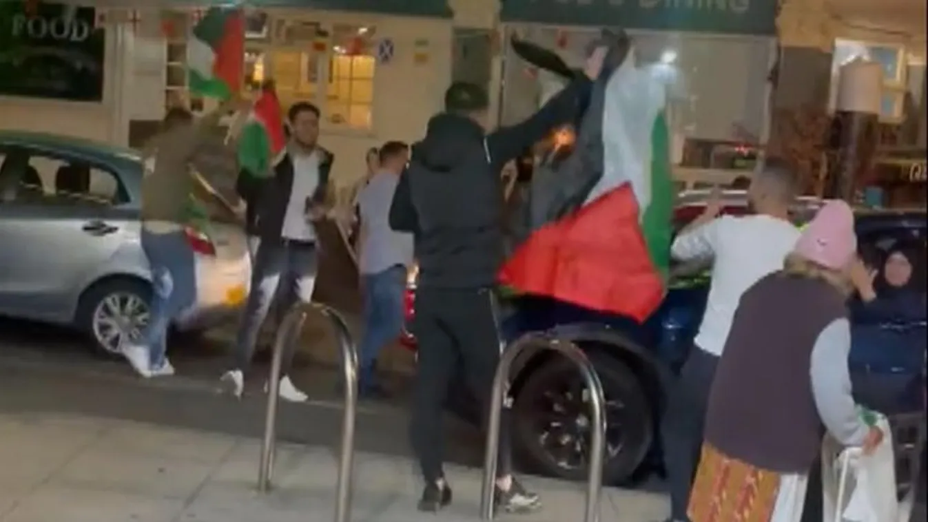 Incidensek voltak Londonban az izraeli-palesztin háború miatt