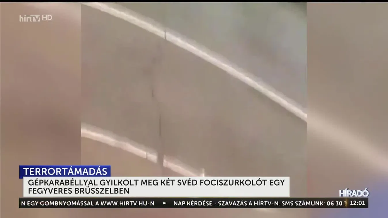 Gépkarabéllyal gyilkolt meg két svéd fociszurkolót egy fegyveres Brüsszelben