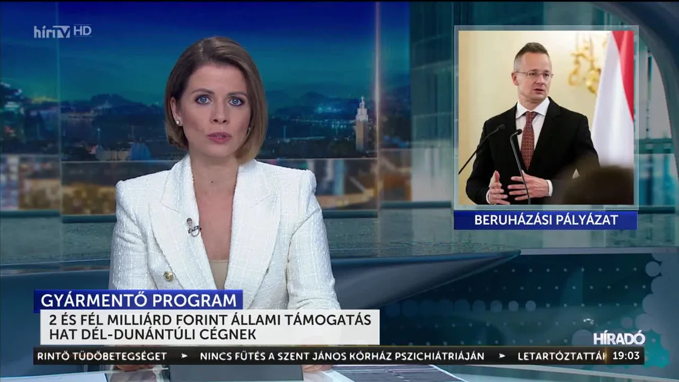 2 és fél milliárd forint állami támogatás hat dél-dunántúli cégnek