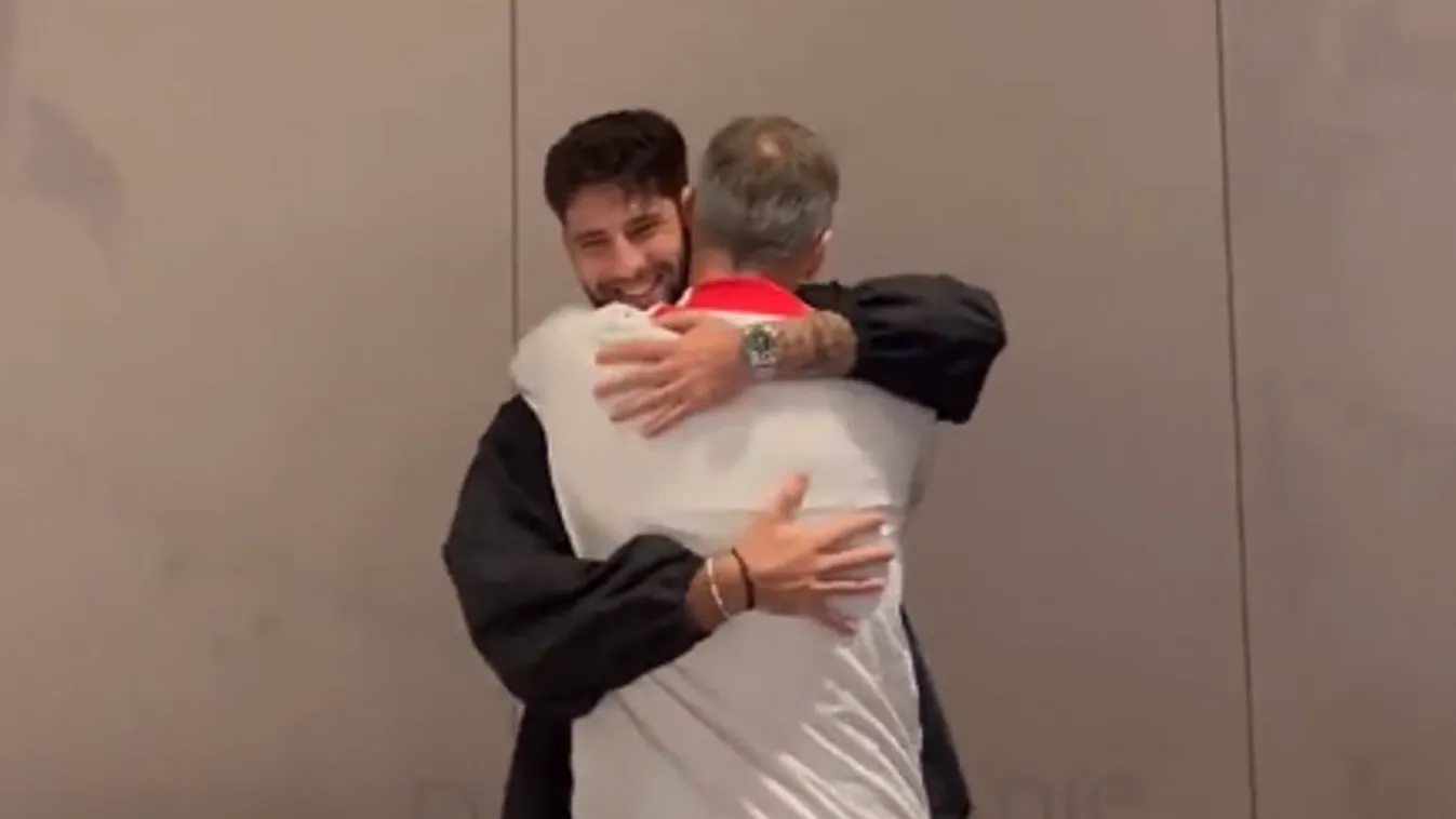 Érzelmes látogatást tett Szoboszlai a volt csapattársainál + videó és képek