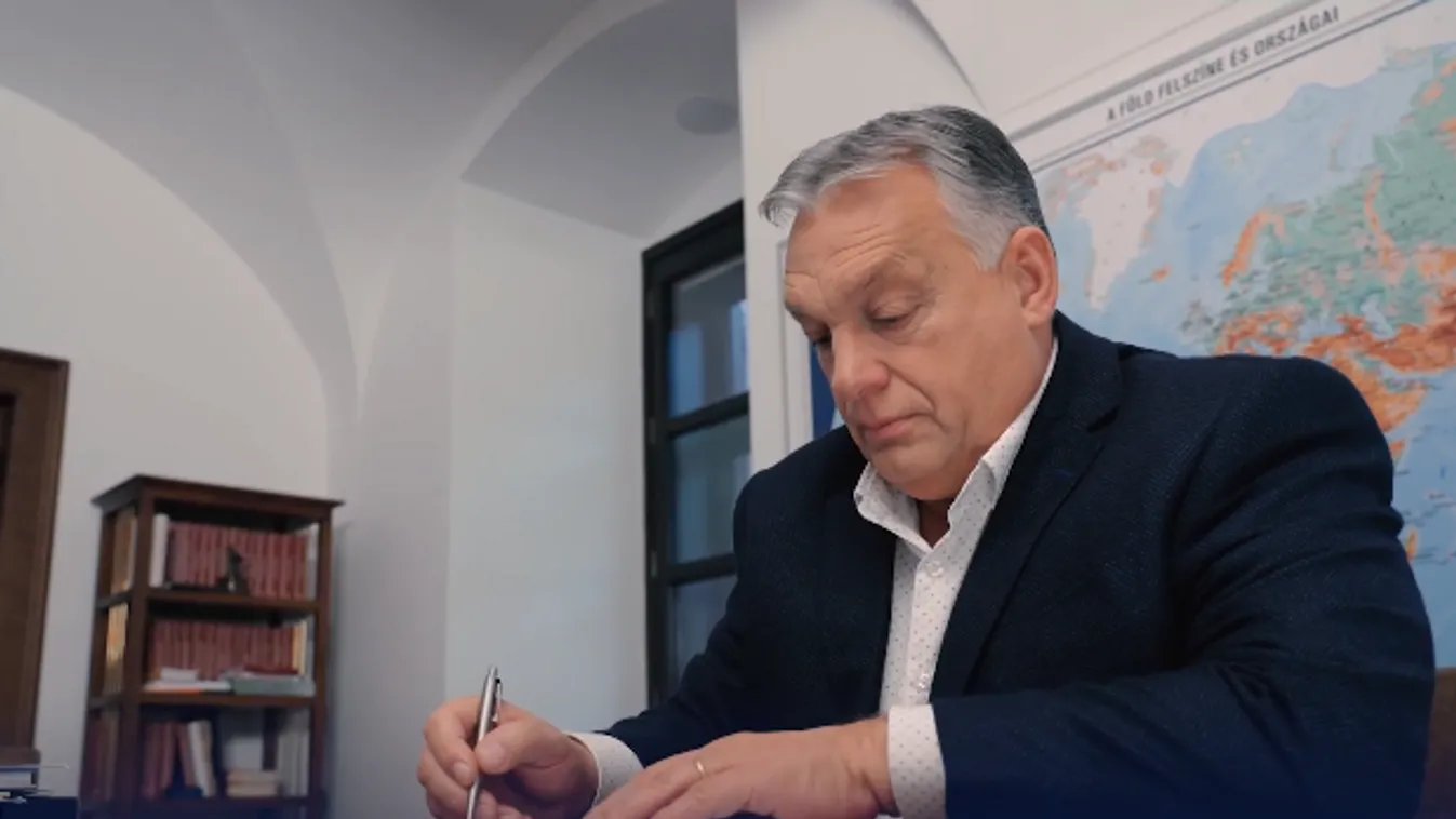 Így töltötte ki Orbán Viktor a nemzeti konzultációt + videó