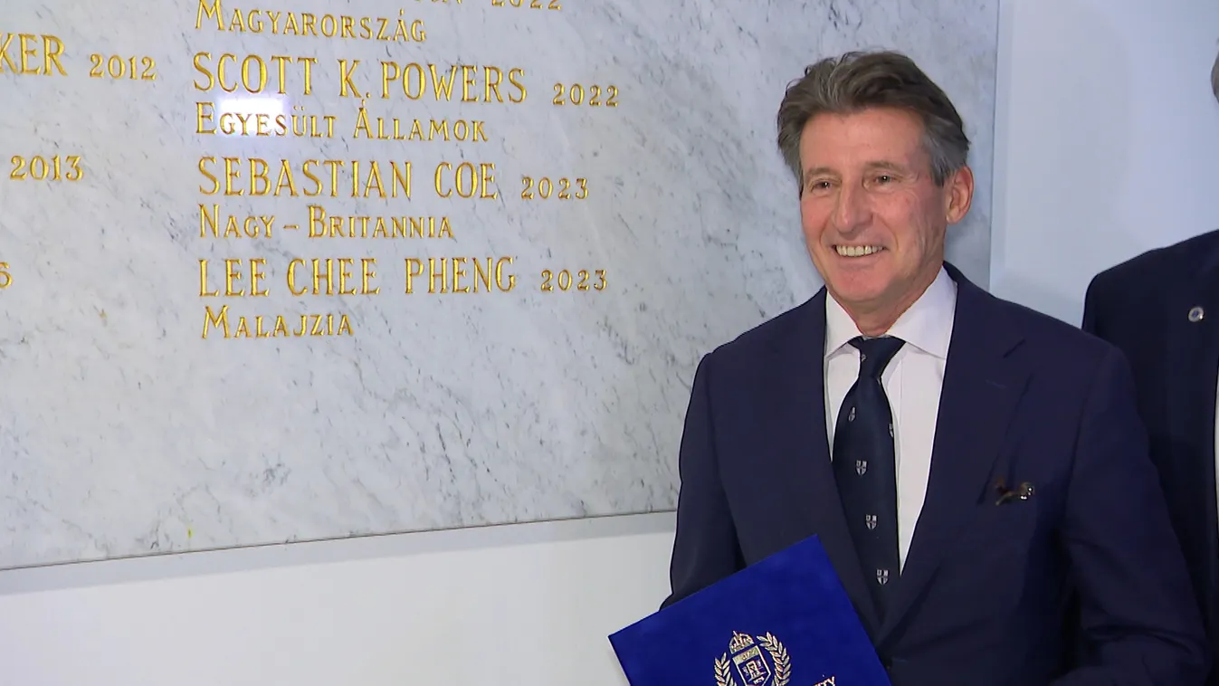 A Testnevelési Egyetem díszdoktora lett Sebastian Coe + videó