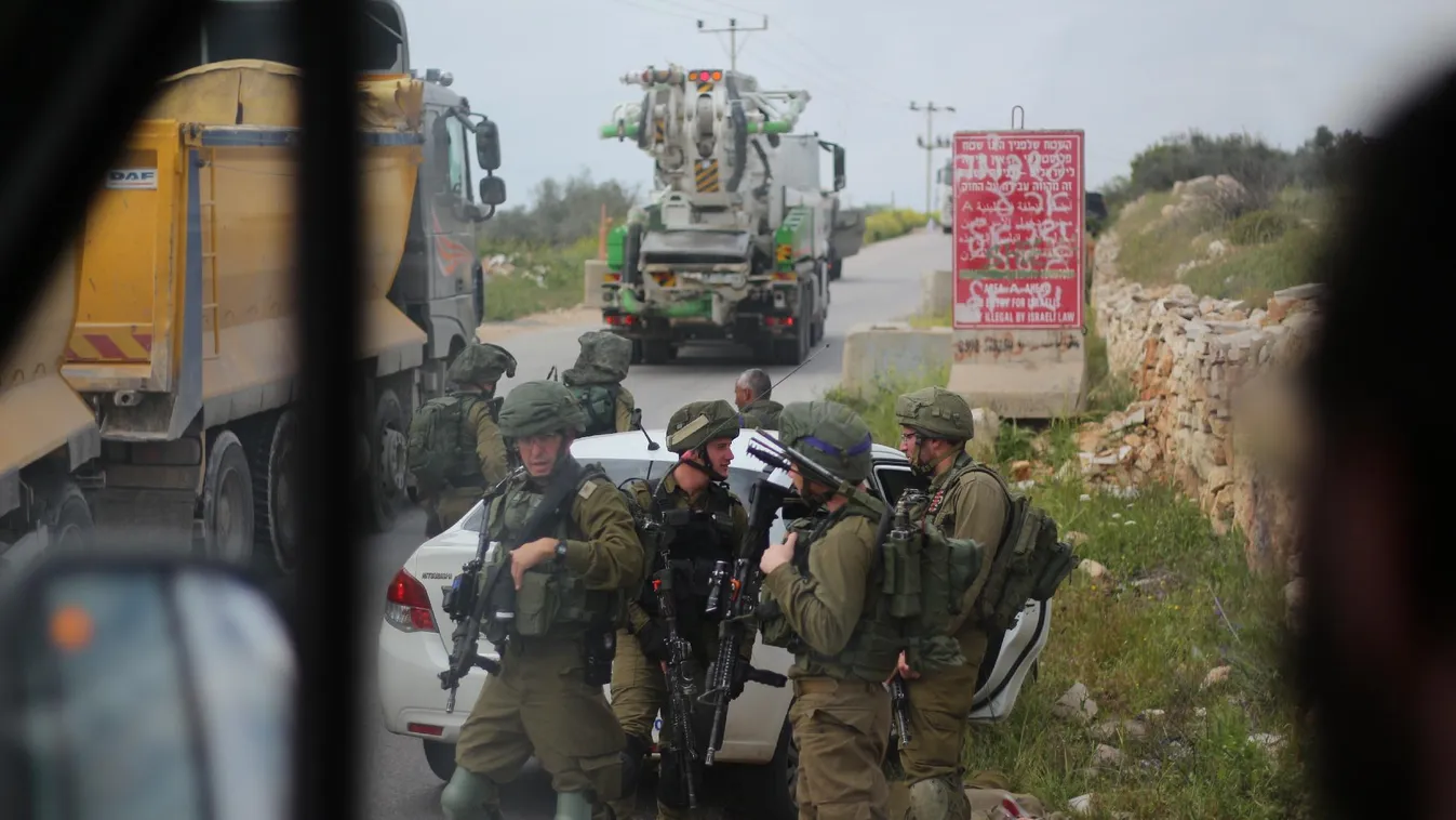 ARD: német stábot fenyegettek meg izraeli katonák Ciszjordániában