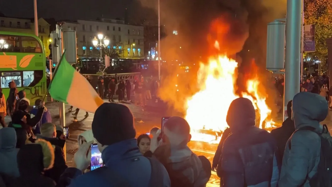 Súlyos sérültjei is vannak a dublini bevándorlásellenes zavargásoknak + videó