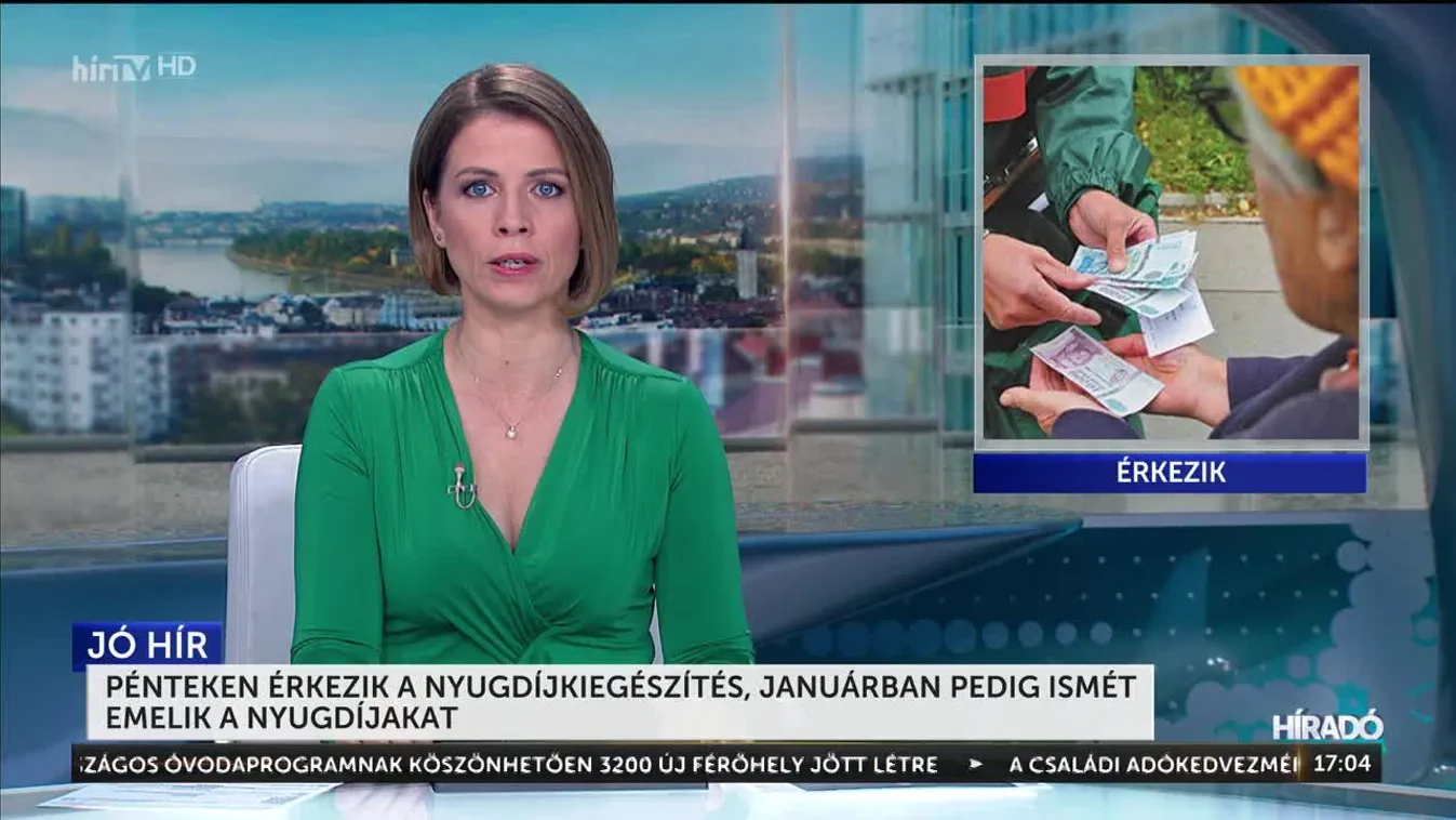 Pénteken érkezik a nyugdíjkiegészítés, januárban pedig ismét emelik a nyugdíjakat