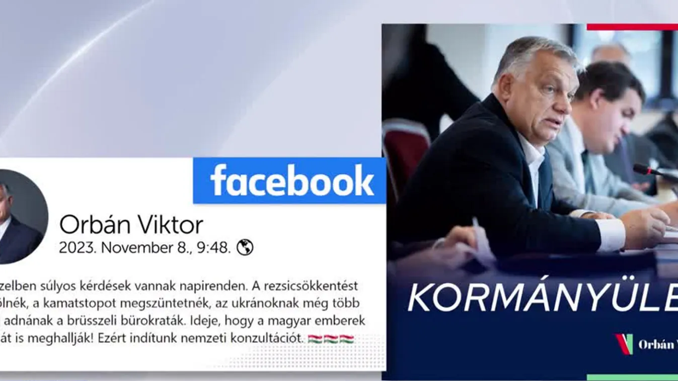 A kormányülésről posztolt közösségi oldalán Orbán Viktor + videó
