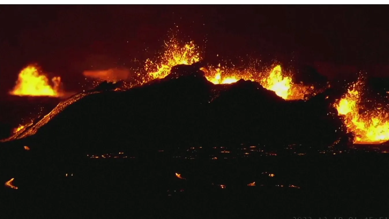 A lávafolyam a jelek szerint elkerüli Grindavíkot