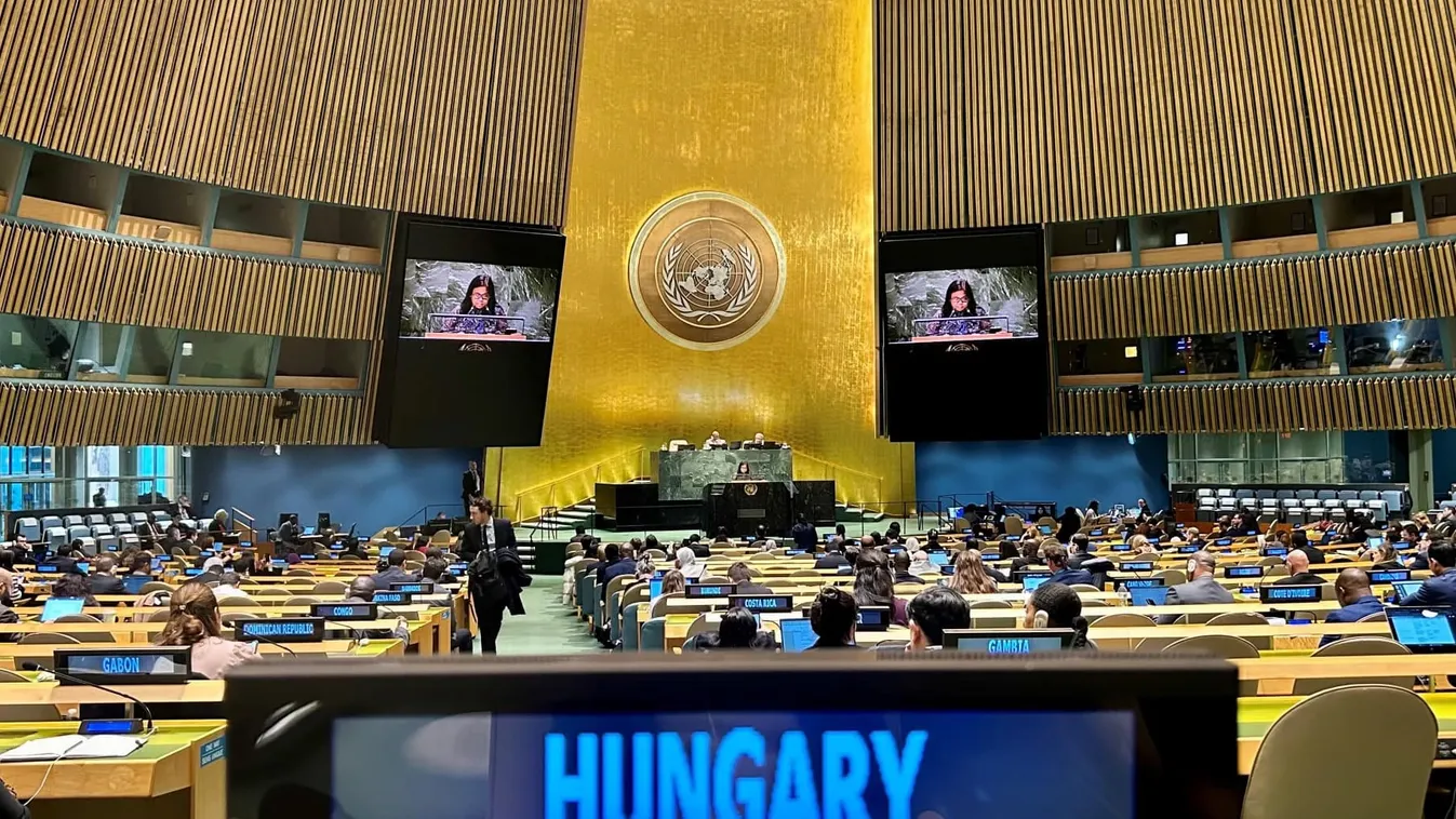 Szijjártó Péter: az ENSZ Közgyűlése egyhangúlag megszavazott egy Magyarország által kezdeményezett határozatot