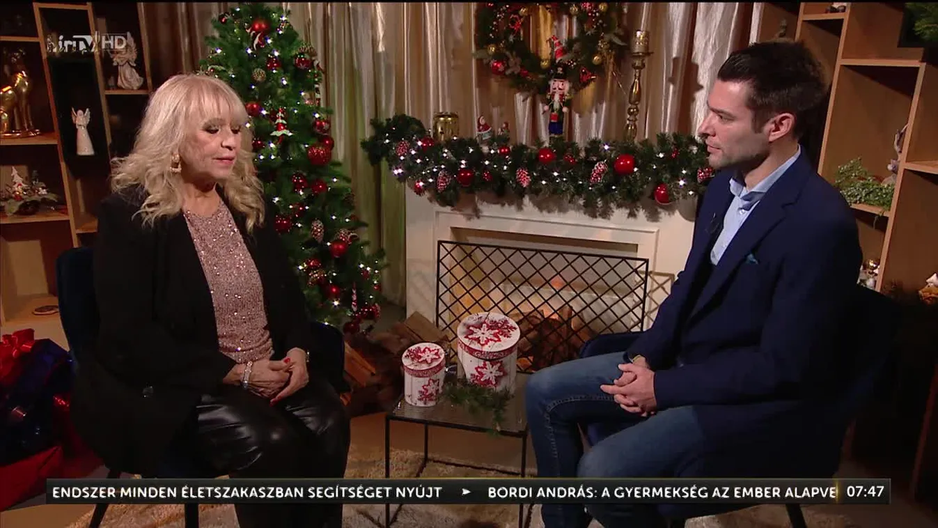 Karácsonyi üzenet - Csepregi Éva