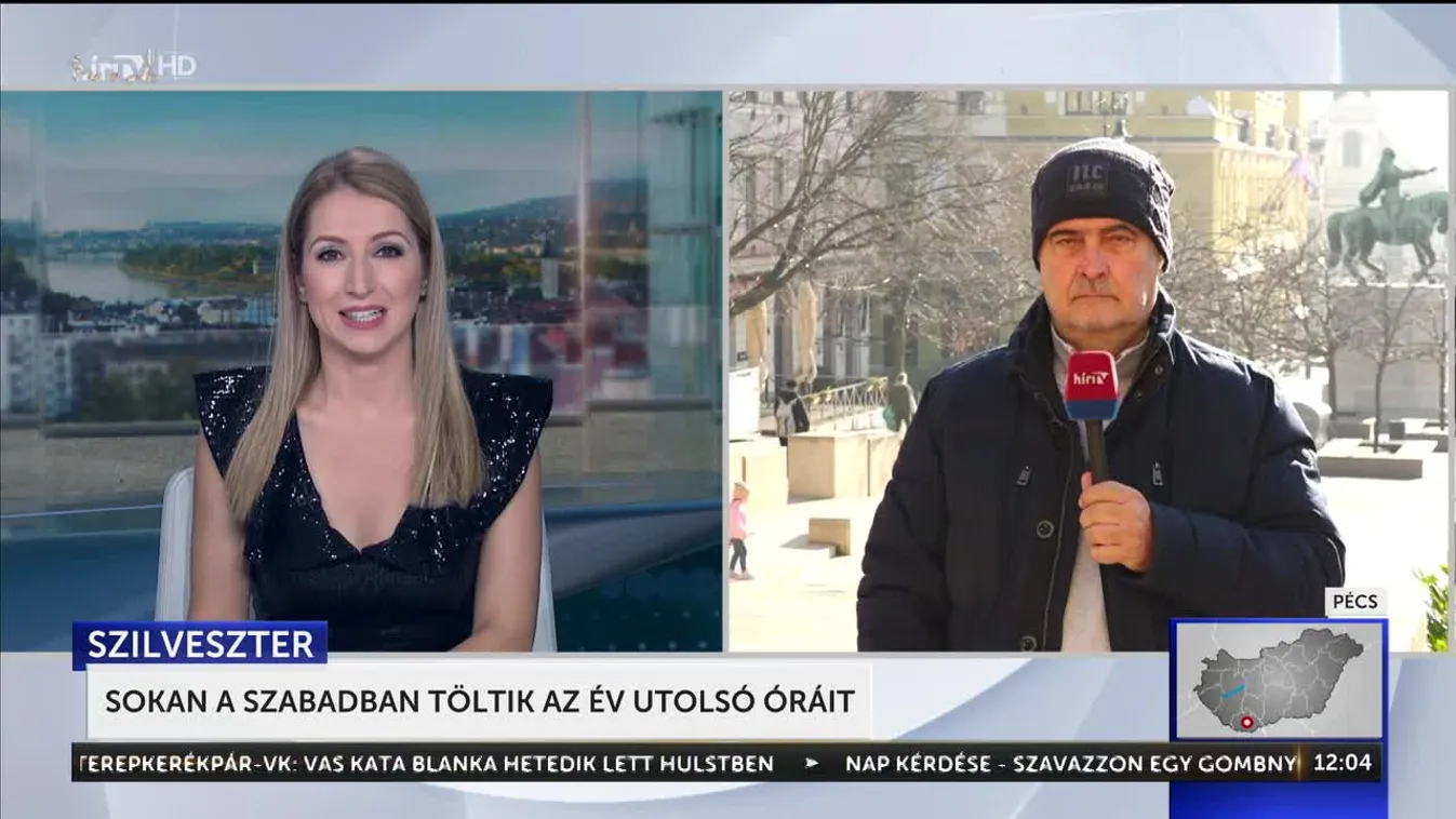 Sokan a szabadban töltik az év utolsó óráit