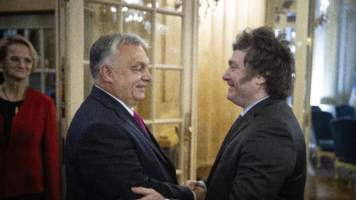A nemzetközi baloldali erők elleni küzdelemről tárgyalt Orbán Viktor az új argentin elnökkel