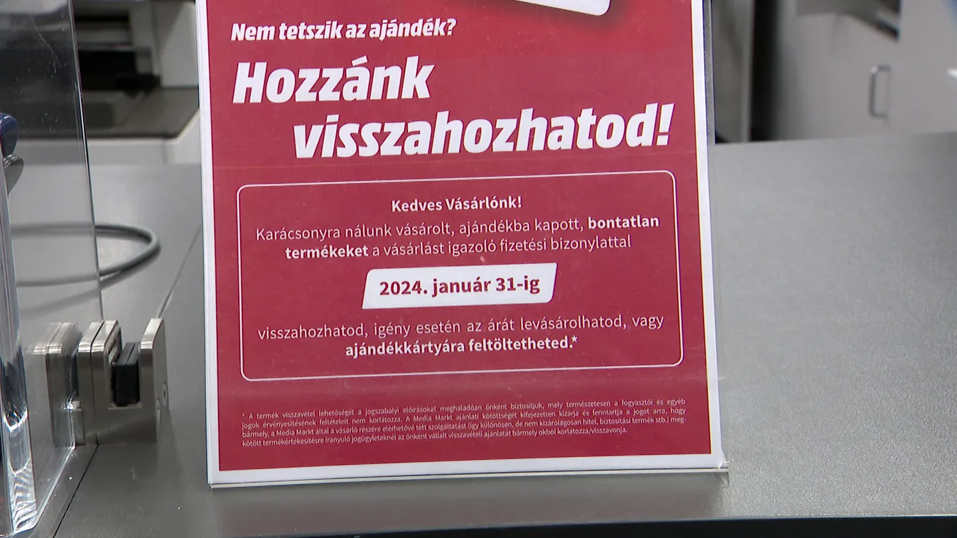 Megkezdődött az ajándékok cseréje vagy visszavitele az üzletekbe + videó