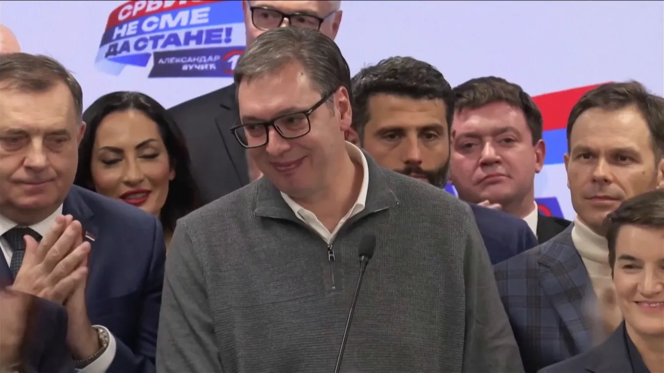 Vucic bejelentette győzelmét és a VMSZ megőrizte pozícióját + videó