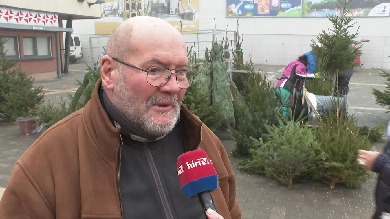 Egyre nagyobb a forgalom a fenyőárusoknál + videó
