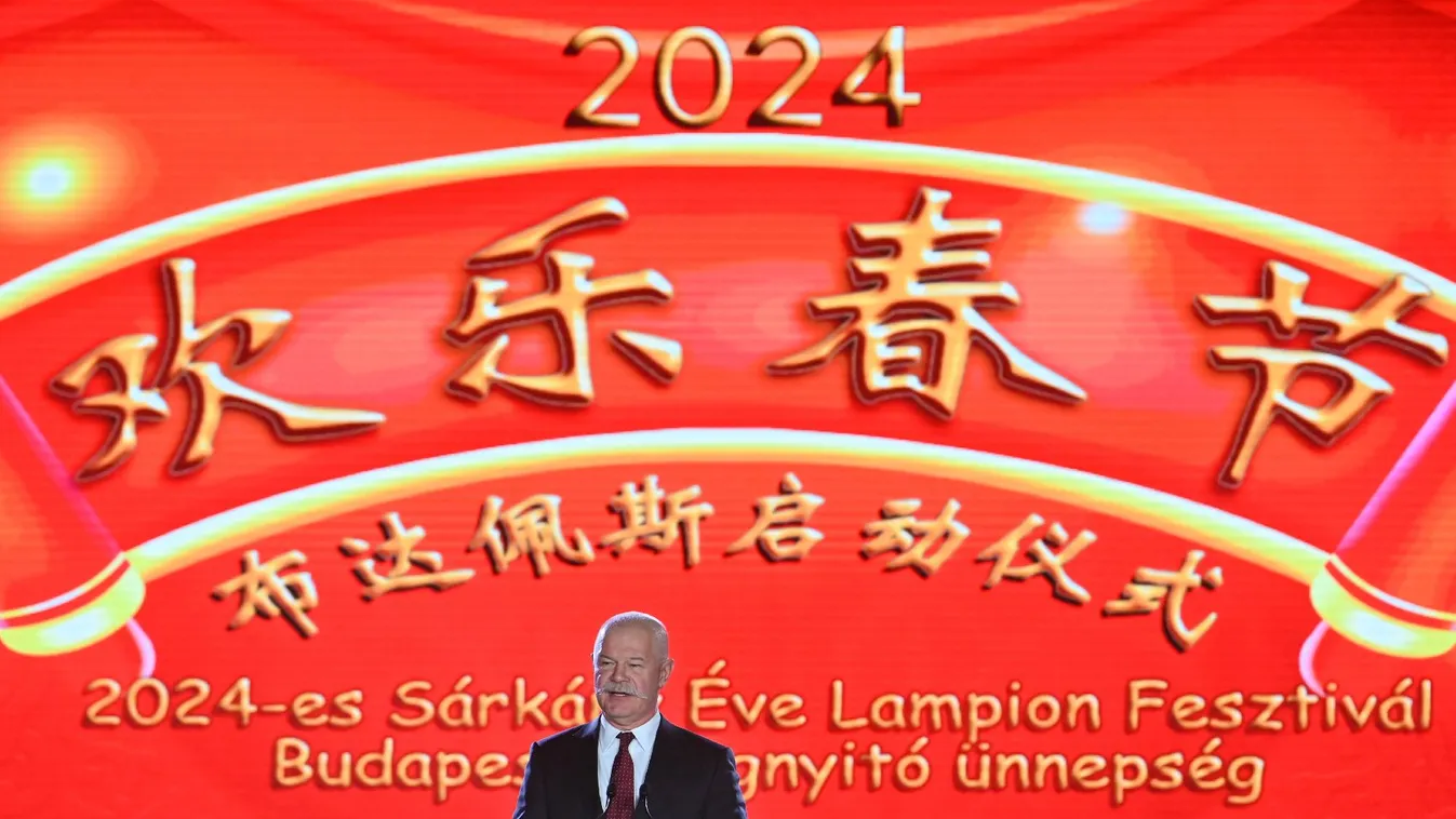 Ünnepség a kínai újév alkalmából Budapesten