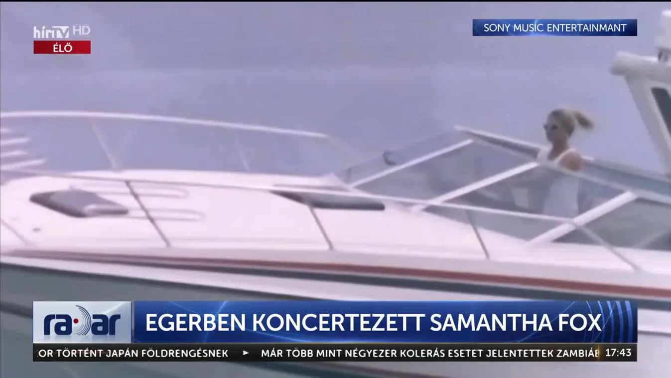 Radar - Egerben koncertezett Samantha Fox (2024-01-02)