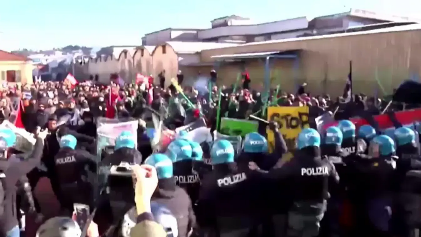 Egyre több erőszakos cseleményre kerül sor Olaszországban + videó