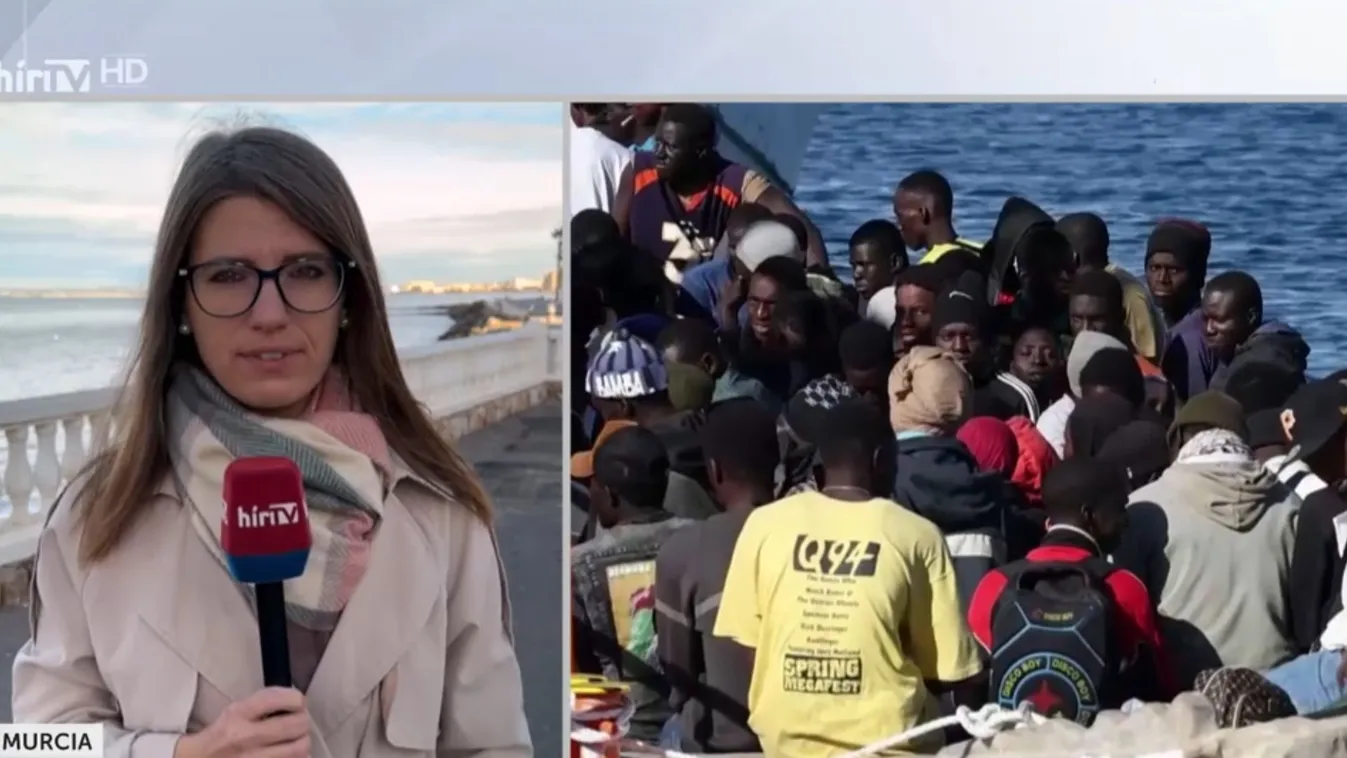 Nyolcvan százalékkal több migráns érkezett Spanyolországba a tavalyi évben, mint 2022-ben + videó