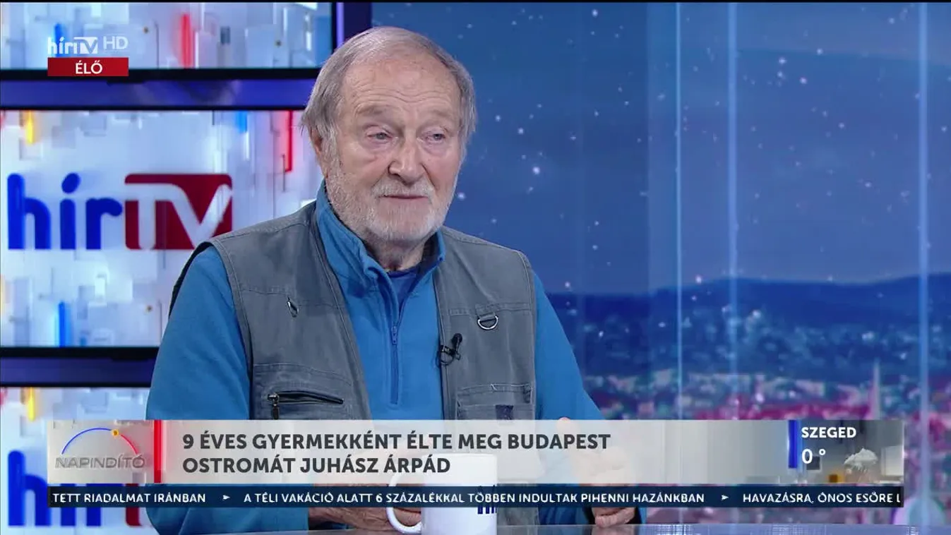 Napindító - 9 éves gyermekként élte meg Budapest ostromát Juhász Árpád