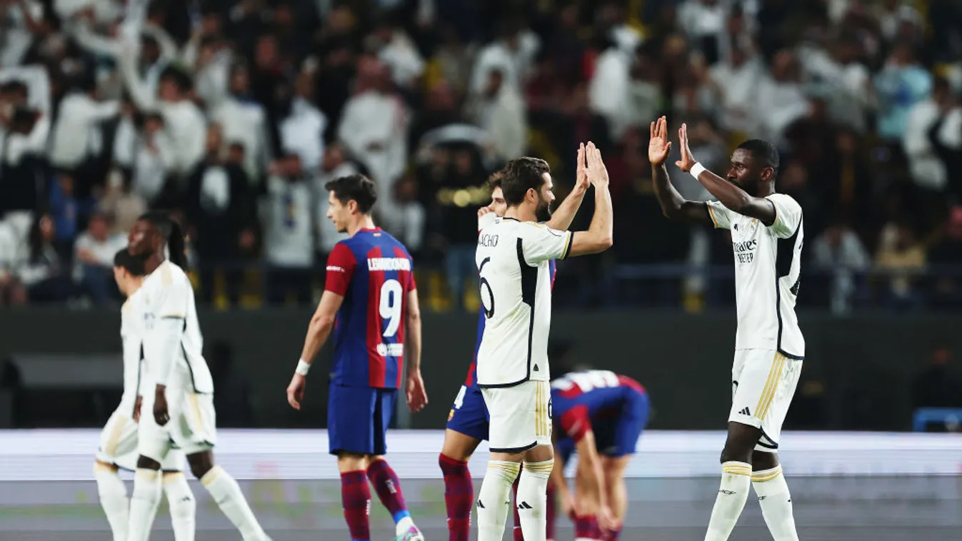 Sima győzelem a Barcelona ellen, behúzta a Spanyol Szuperkupát a Real Madrid