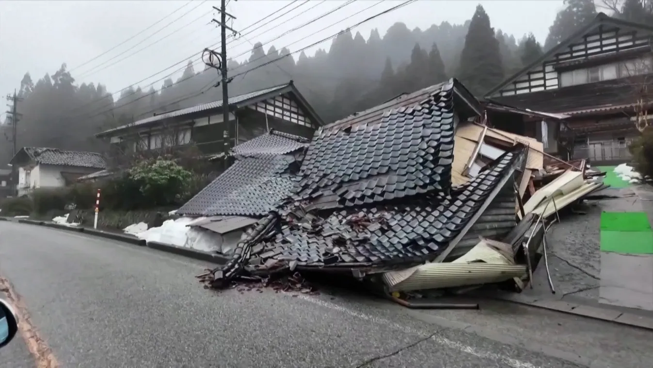 Százra emelkedett a Japánban történt földrengés halálos áldozatainak a száma