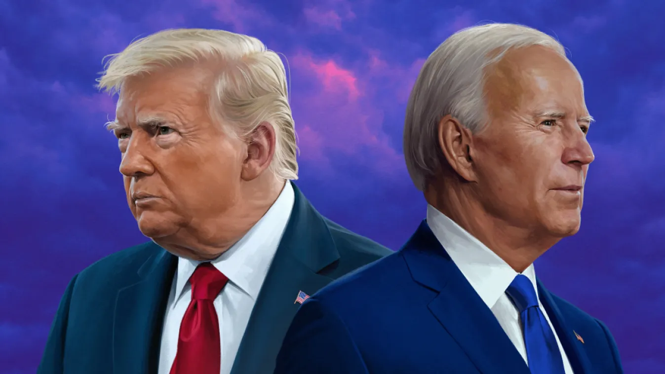 Egymásnak feszült Biden és Trump + videó