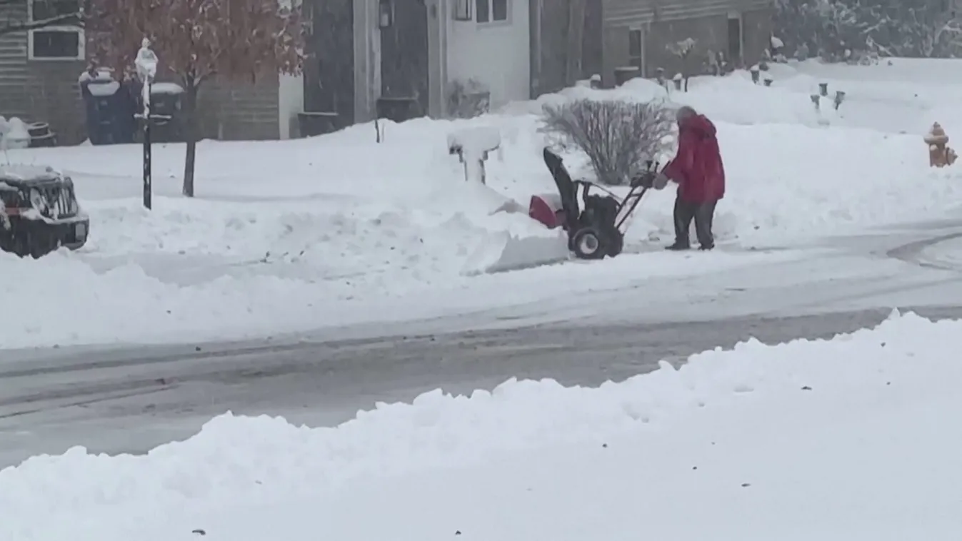 Rekordhideg az Egyesült Államokban + videó