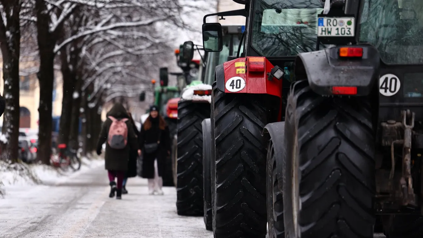 Megbénították Németországot az elégedetlen gazdák + videók