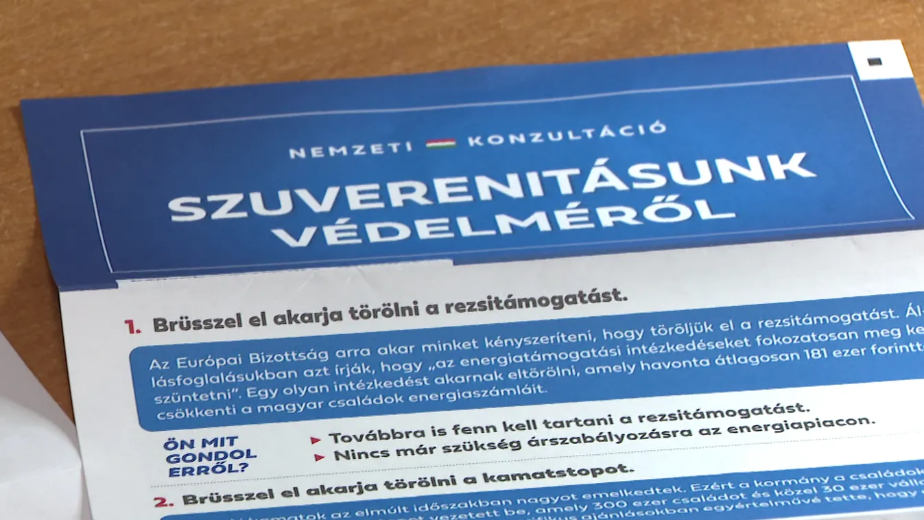 Kijöttek a hivatalos adatok a nemzeti konzultációról
