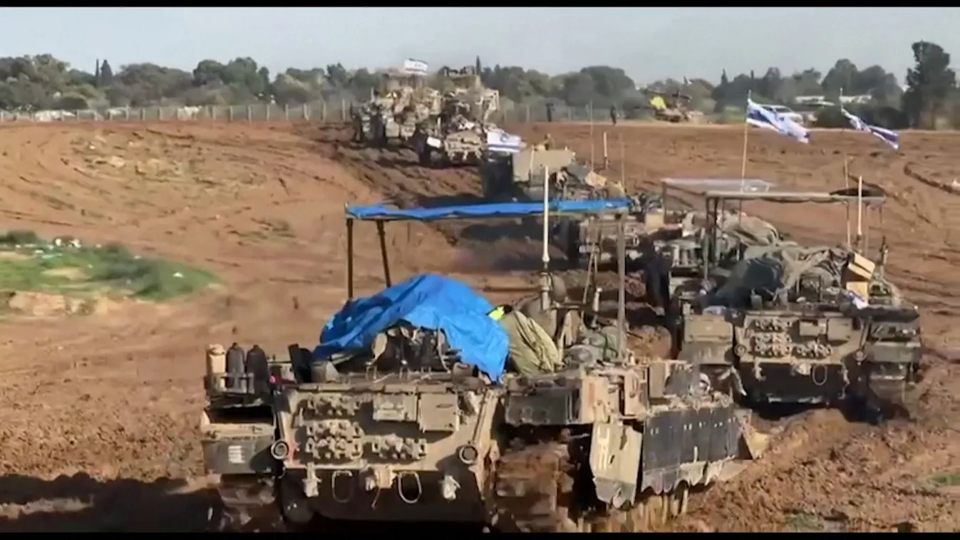 Izraeli védelmi miniszter: Csak katonai nyomással lehet túszokat kiszabadítani + videó