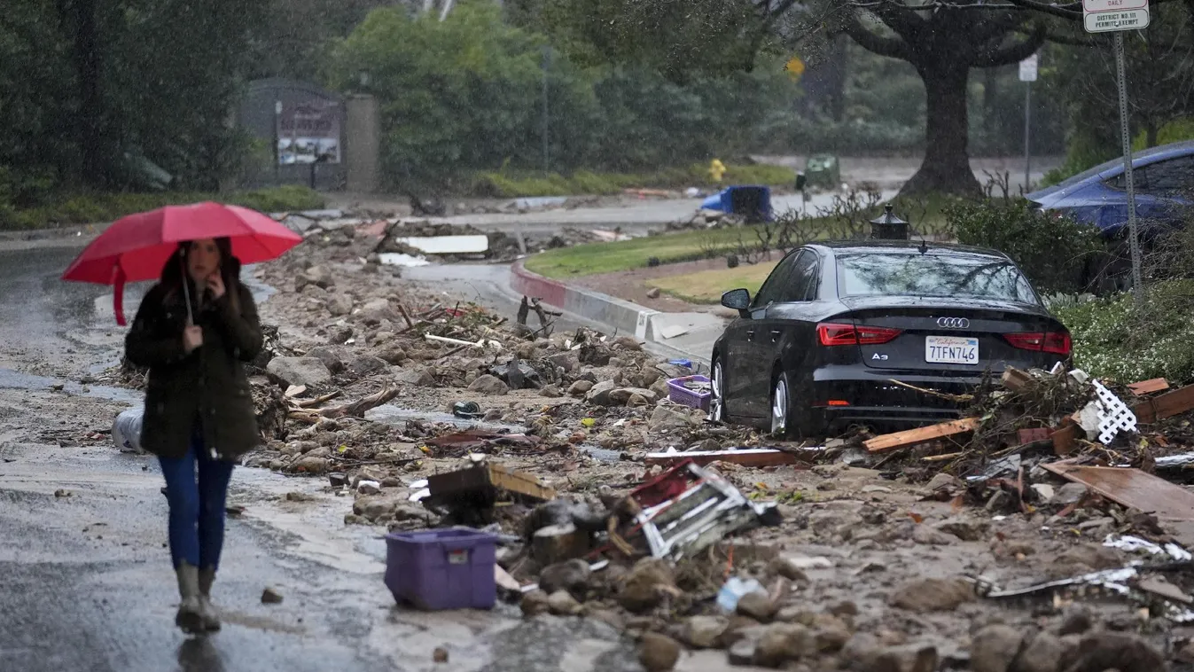 Kaliforniában a heves viharban többen meghaltak