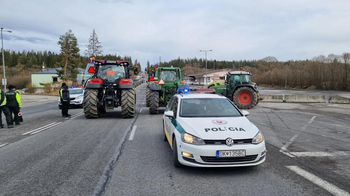 Több százan gyűltek össze a szlovák-cseh határon, hogy felemelje hangját az EU gazdaságpolitikája ellen + videó